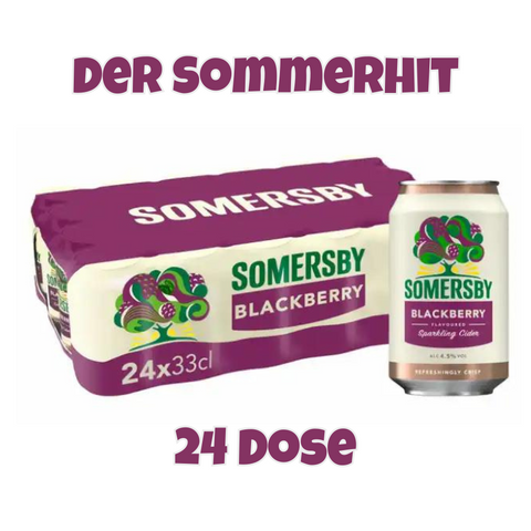 24x Somersby Blackberry / Brombeere Cider 0,33l