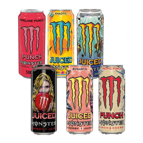 12x Monster Juiced Energy 0,5l - Testpaket