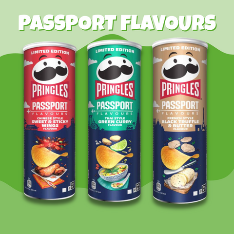 Pringles Passport Flavours Mix 3 x 165g