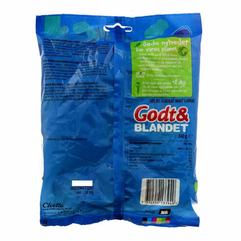 Malaco Godt & Blandet 340g