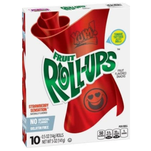 Betty Crocker Fruit Roll Up Strawberry Sensation 10er