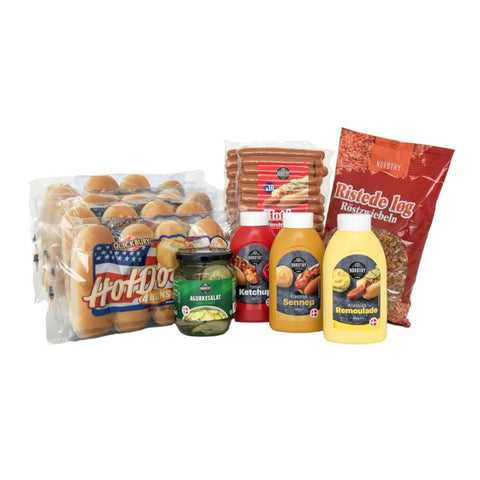 40x Hot-Dog Box (Original Dänische Hot-Dogs)