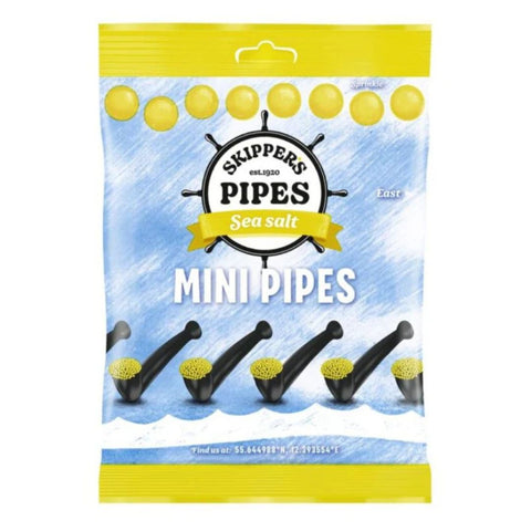 Malaco Skippers Mini Pipes seasalt 192g