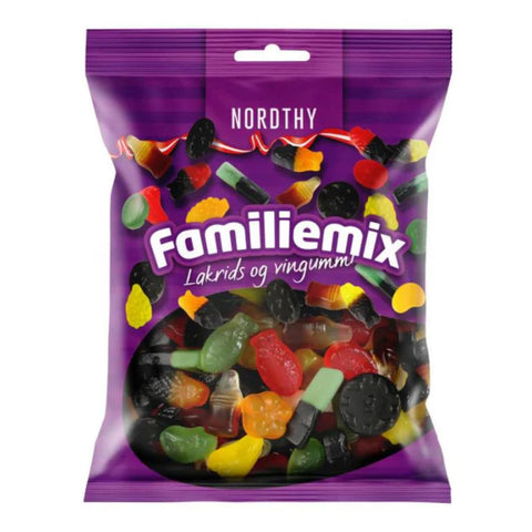 Nordthy Familiemix Lakritz & Winegum 800g
