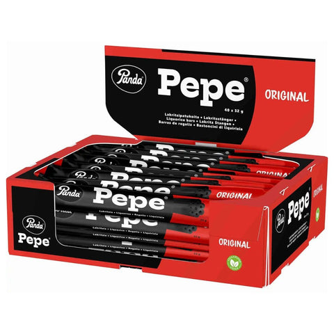Panda Pepe Original Liquorice Bar 40x32g