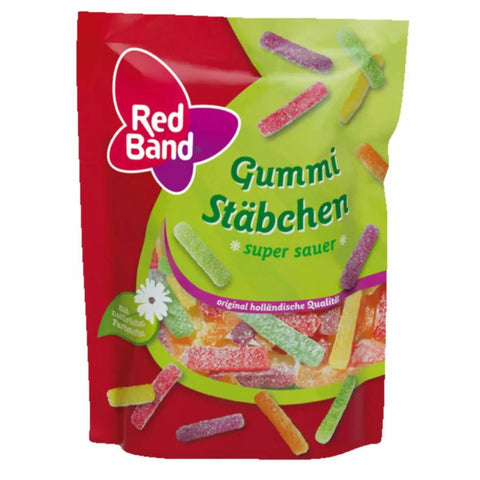 Red Band Gummi Stäbchen Super Sauer 200g
