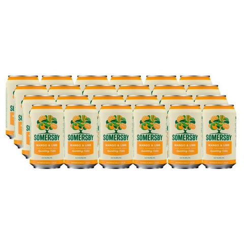 24x Somersby Mango & Lime Cider 0,33l 4,5%vol.
