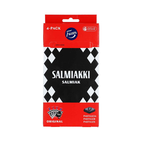 Fazer Salmiakki 4-Pak 160g