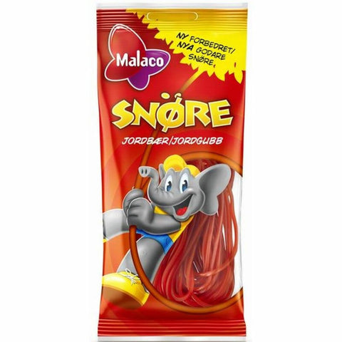 Malaco Erdbeer Snöre 94g