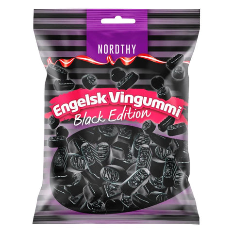 Nordthy Englisch Weingummi BLACK Edition 300g