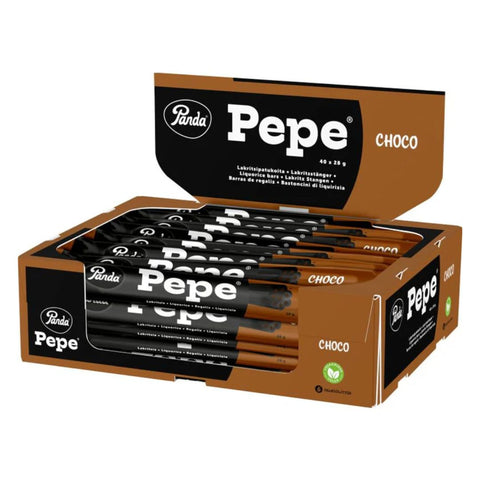 Panda Pepe Choco Liquorice Bar 40x28g