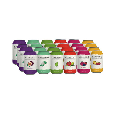 Rekorderlig Cider Probier-Set 24x 0,33l 4,5%vol.