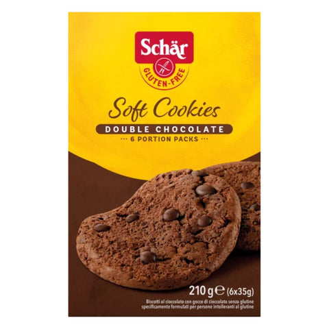 Schär Glutenfrei Soft Cookies Double Choc 210g