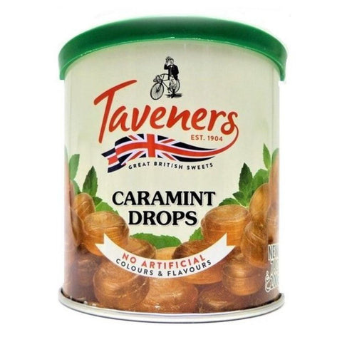 Taveners Caramint Drops 200g