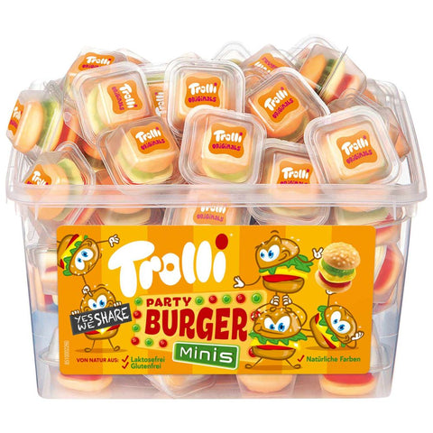 Trolli Mini Burger 60 Stk. - 600g Ds.
