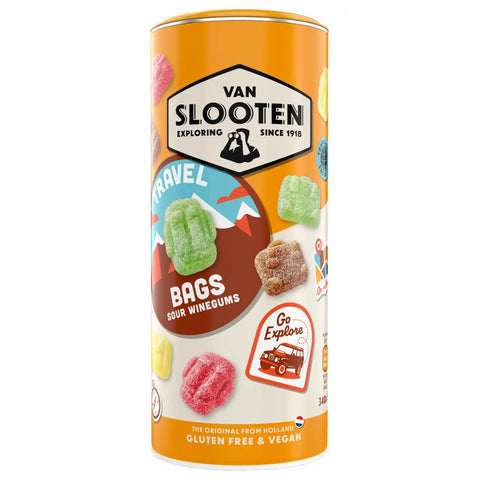 Van Slooten Sour Bags & Suitecases 340g