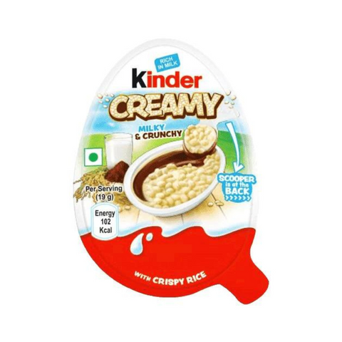 Kinder Creamy Milk & Crunchy 19g MHD 12.01.2026