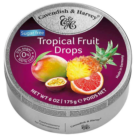Cavendish & Harvey Tropical Fruit Drops ZF 175g