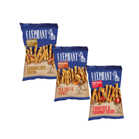Elephant Pretzels Twisted Mix 3x70g