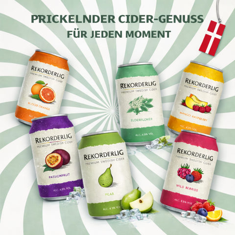 24x Rekorderlig Cider Probier-Set 0,33l 4,5%vol.