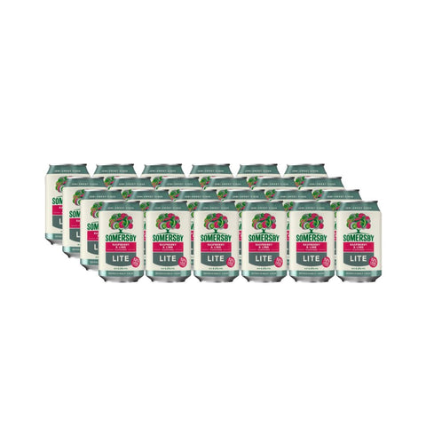 24x Somersby Raspberry &amp; Lime Lite Cider 0,33l