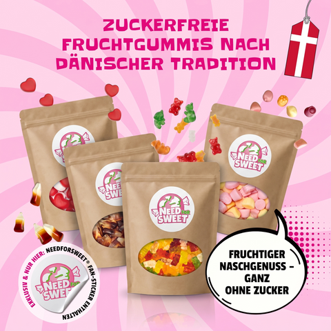 NFS Gummibären Zuckerfrei 80g