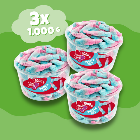 3 x Red Band Bubble Fizz 100 Stk. – 1 kg