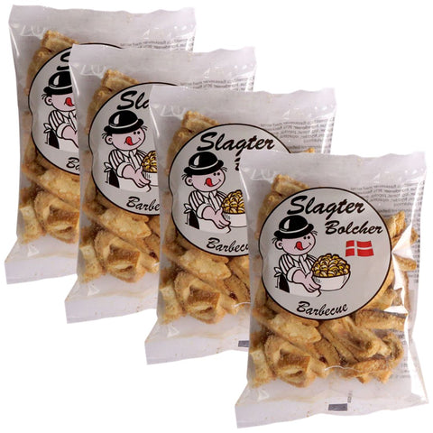 4x Slagter Bolcher BBQ - Original Dänische Speckkrusten 90g MHD: 12.05.2026