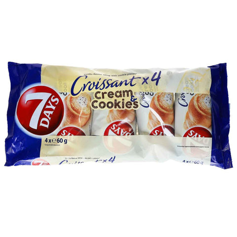 7Days Croissant Cream & Cookies Vanille 240g
