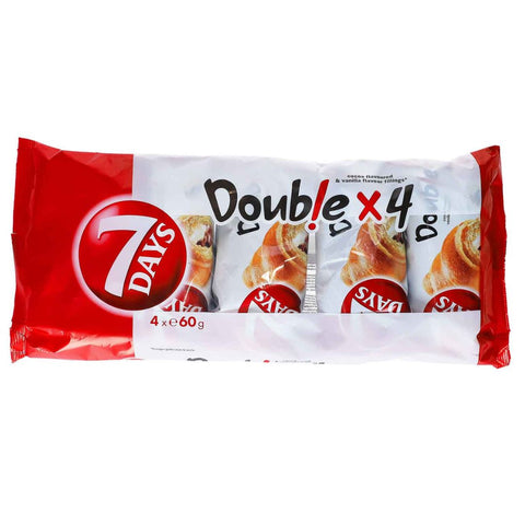 7Days Double Croissant Kakao & Vanille 240g