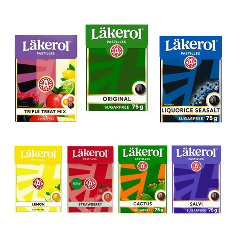 7x Läkerol Big Probierpack 75g