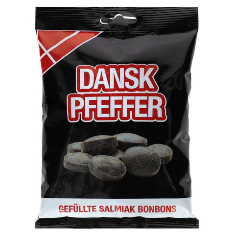 Dansk Pfeffer Gefüllte Salmiak Bonbons 200g