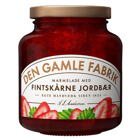 Den Gamle Fabrik Erdbeere "fein gehackt" 380g