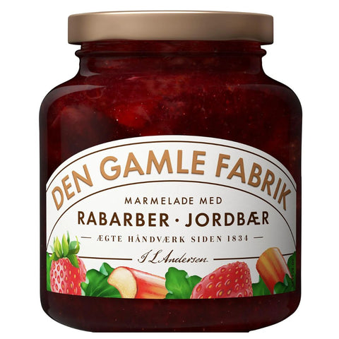 Den Gamle Fabrik Rhabarber Erdbeere 380g