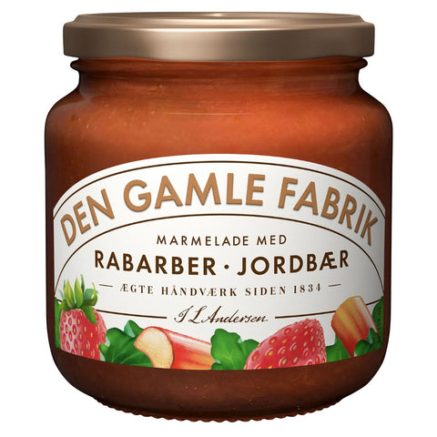 Den Gamle Fabrik Rhabarber Erdbeer 600g