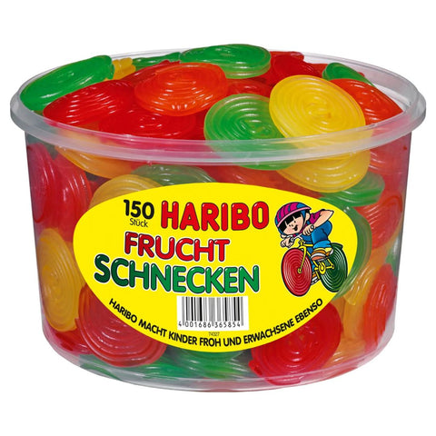 Haribo Fruchtschnecken 150Stk