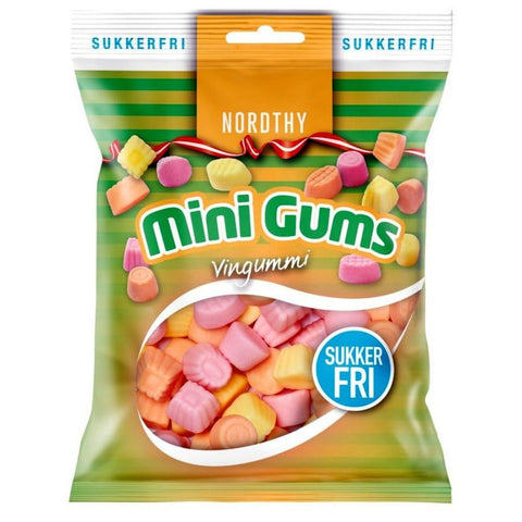 Nordthy Mini Gums Zuckerfrei 65g