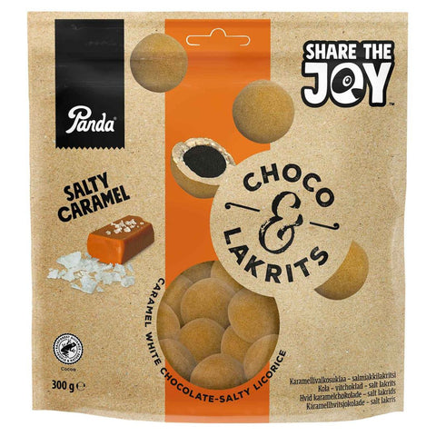 Panda Choco & Lakrits Salty Caramel 300g