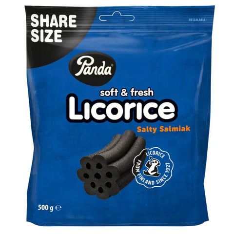 Panda Lakritz blau / Salz - Salmiak 500g