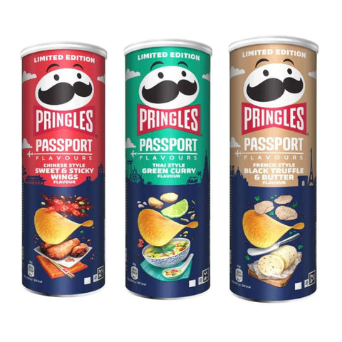 Pringles Passport Flavours Mix 3x165g