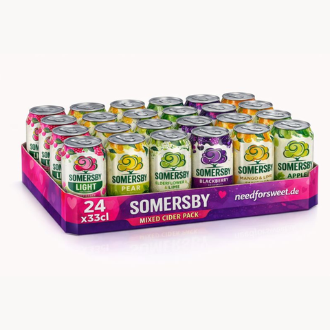 24x Somersby MIX Cider 0,33l 4,5%vol.