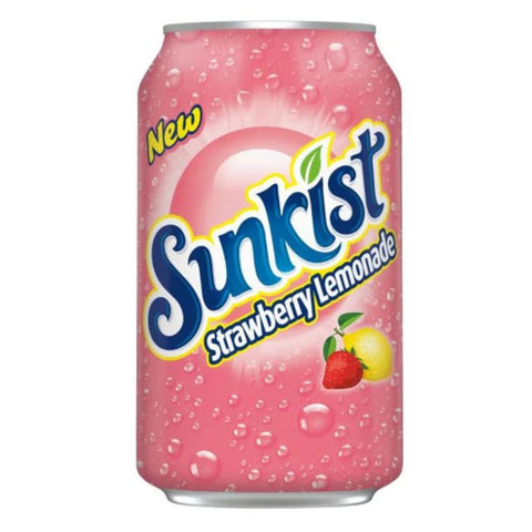 Sunkist Strawberry Lemonade 355ml