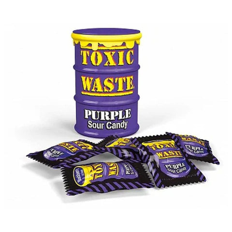 Toxic Waste Purple Sour Candy Drum 42g