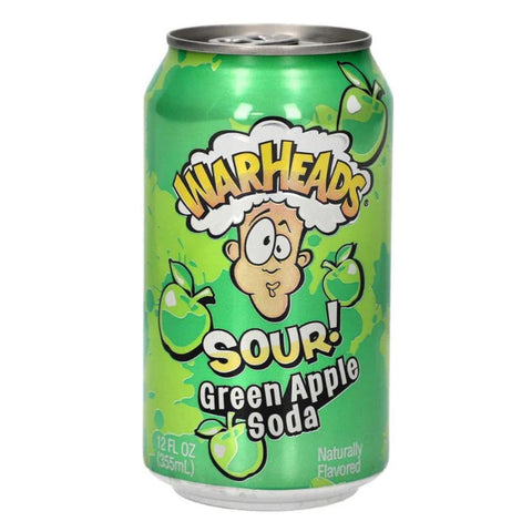 Warheads Sour Green Apple Soda 330ml