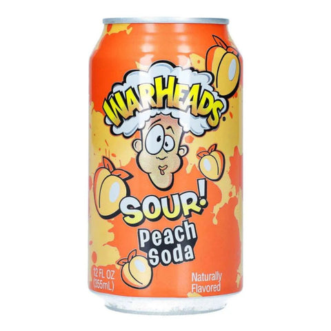 Warheads Sour Peach Soda 330ml