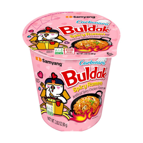 Buldak Carbonara Hot Chicken Flavor Ramen Cup 80g
