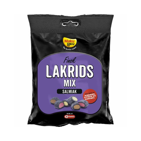 Carletti Finsk Lakrids Mix Salmiak 170g