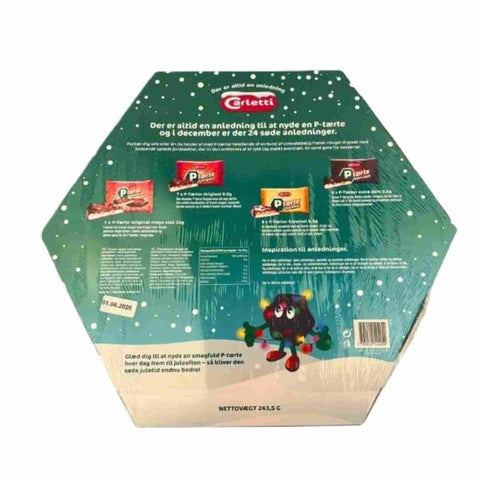 Carletti P-Tærter Weihnachtskalender 243,5g