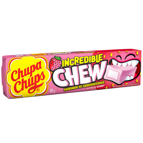 Chupa Chups Incredible Chew Strawberry 45g