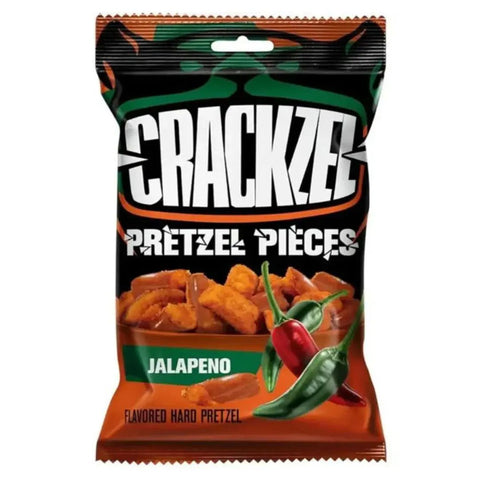 Crackzel Pretzel Pieces Jalapeno 85g
